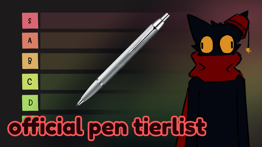Pen Tier List (Thumbnail)