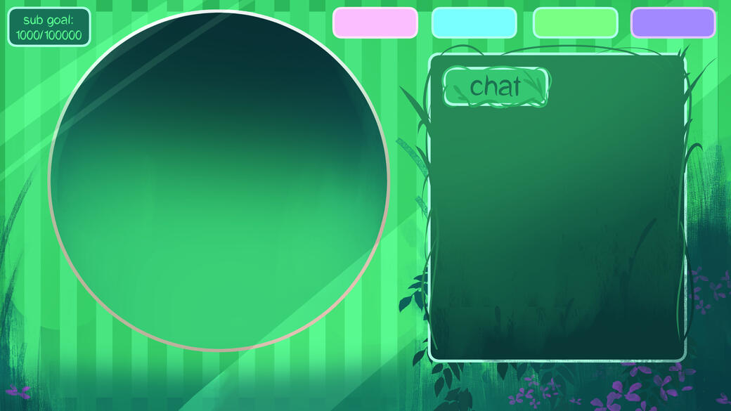 InkieRain Just Chatting Overlay